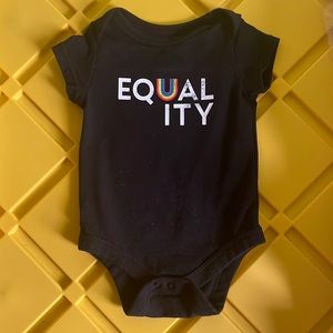 0-3mo Equality Onsie